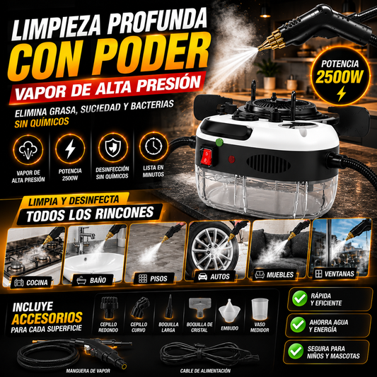 LIMPIADOR A VAPOR ANTI GRASA!